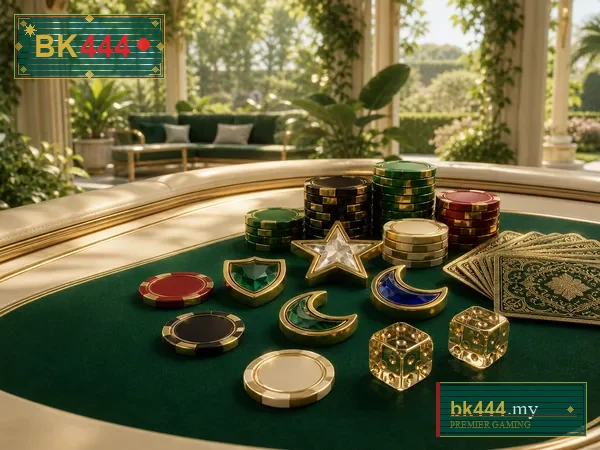 BK444 card and table game board