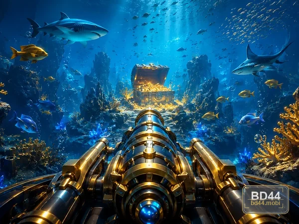 Targeting a fish during a God Fish Slicing round