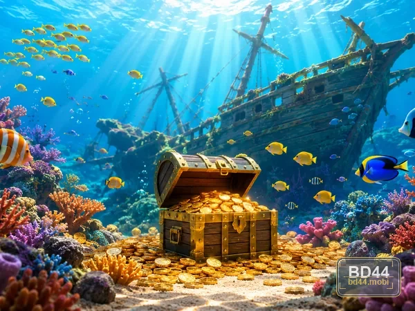 Mobile touch controls in the God Fish Slicing game on BK444