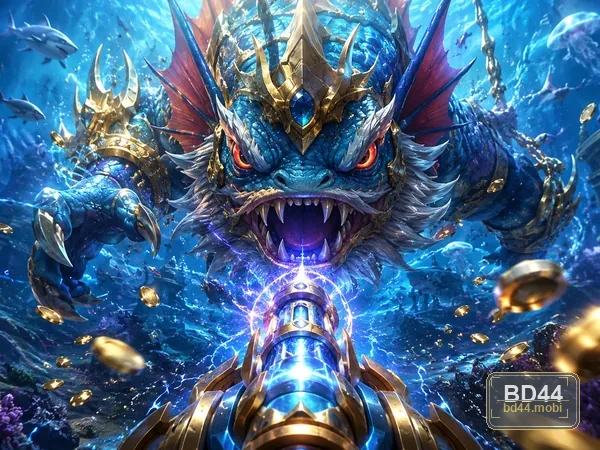 God Fish Slicing bonus round and rewards on BK444