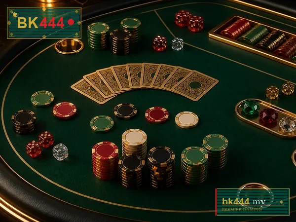 BK444 Single Deck Blackjack strategy in play
